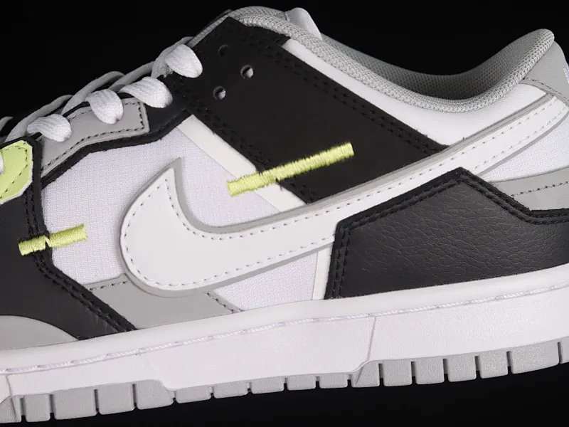 All Categories Nk SB Dunk Series Nk SB Dunk Low Low-top Skateboard Shoes Nk Dunk Scrap "Wolf Grey" Wolf Gray Stitched Low-top Skateboard Shoes DC9723-001